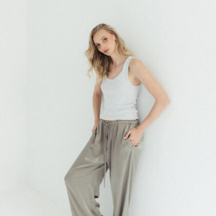 MÓRE SATINHOSE olive