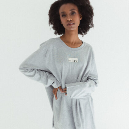 MÓRE BASIC Longsleeve grau