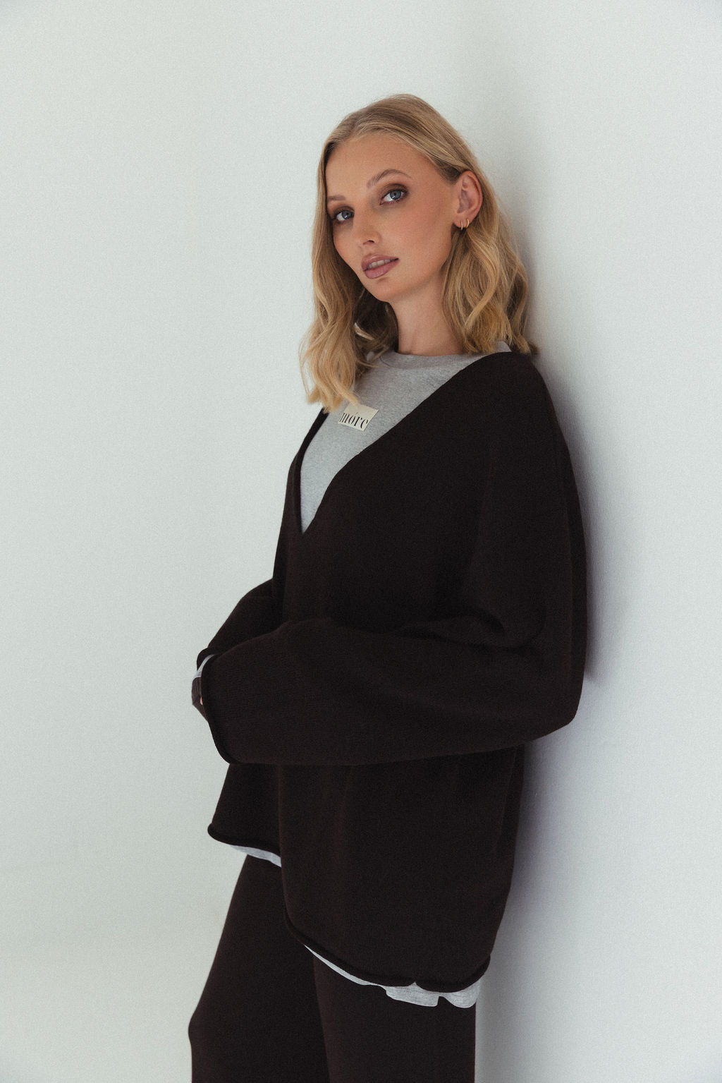 MÓRE BROWN Merino-Strickpullover – Bild 6